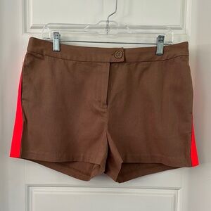 Tinley Road High Waist Shorts in Brown and Orange